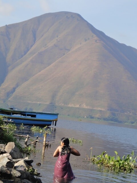 Le lac Toba à Sumatra